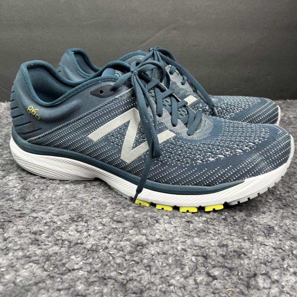 New Balance M860A10 Men's USED Running Sneaker Blue US Size 13 2E